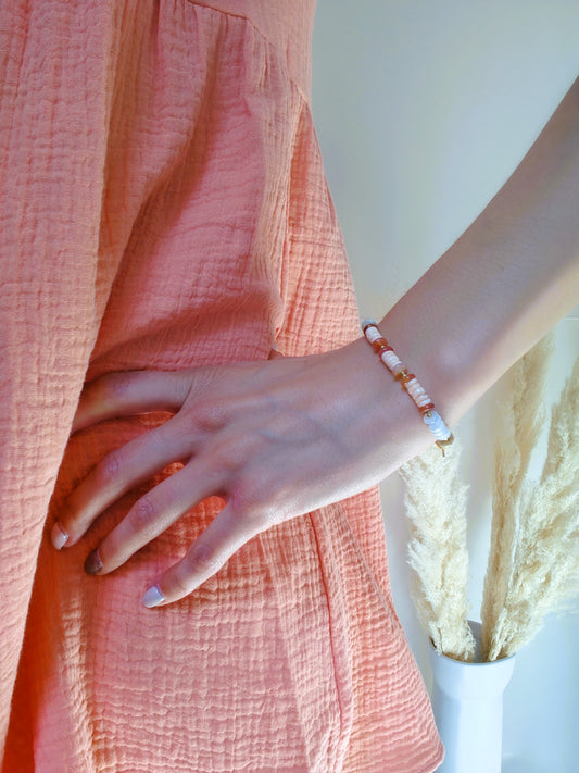 Bracelet Saumon Léa